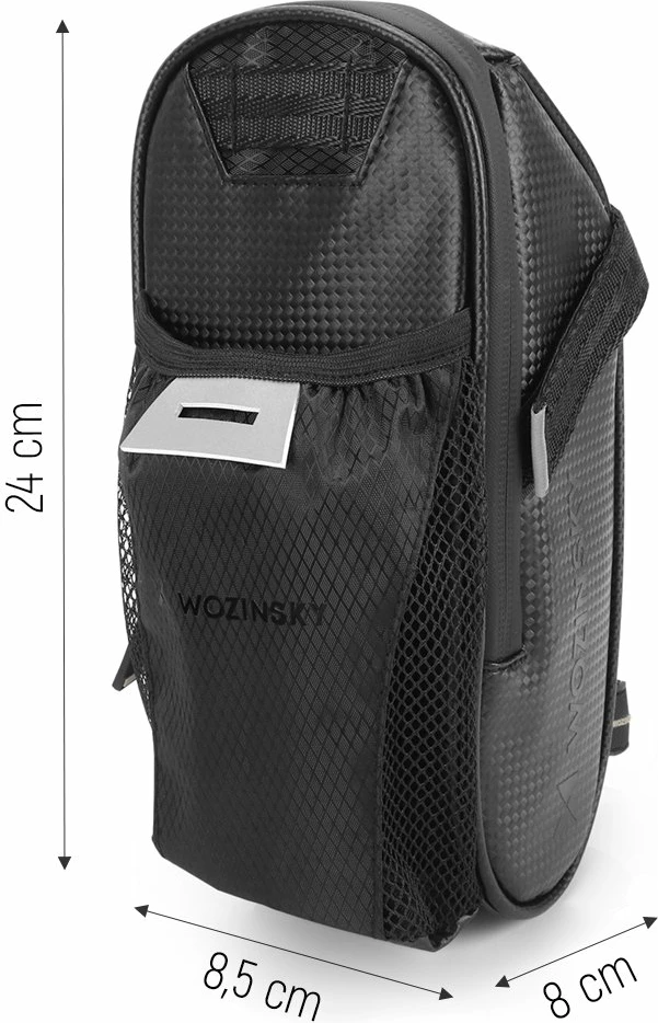 Çantë biçiklete Wozinsky WBB20BK, 1.5L, najlon, e zezë