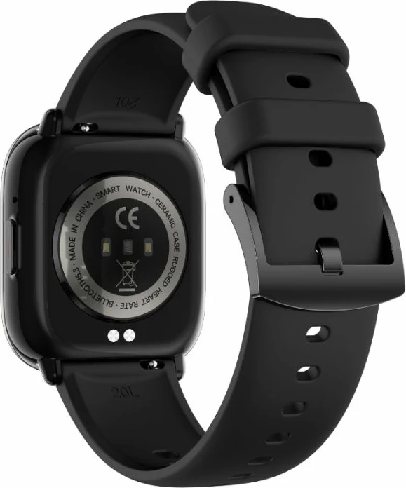 Smartwatch për femra Rubicon, e zezë
