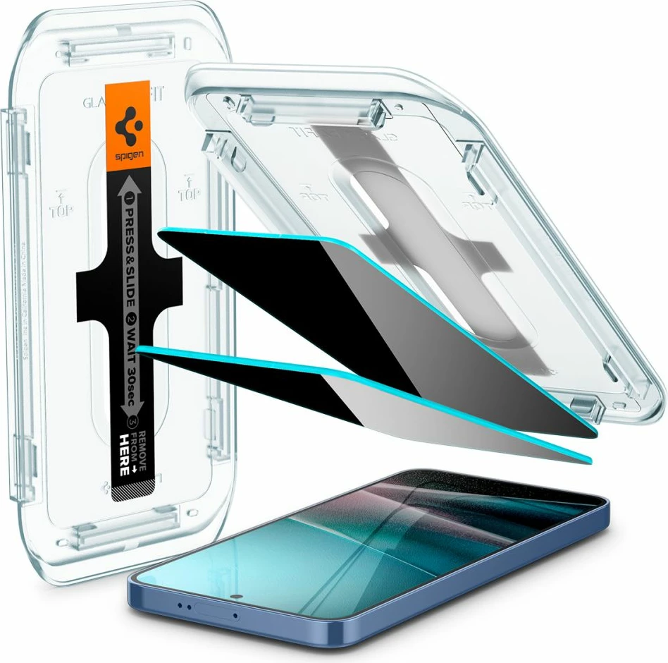 Mbrojtës ekrani Spigen Glas.TR Ez Fit Privacy HD për Samsung Galaxy S24+ / S25+, 2 copë