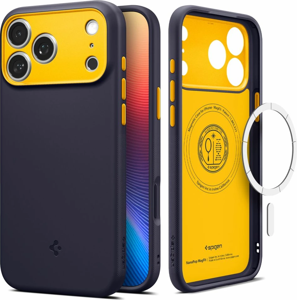 Mbështjellës Spigen Nano Pop MagSafe për iPhone 17 Pro Max, Blu