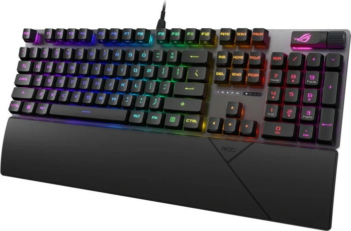 Tastierë gaming ASUS ROG STRIX SCOPE II RX, opto-mekanike, RGB LED, QWERTZ, e zezë