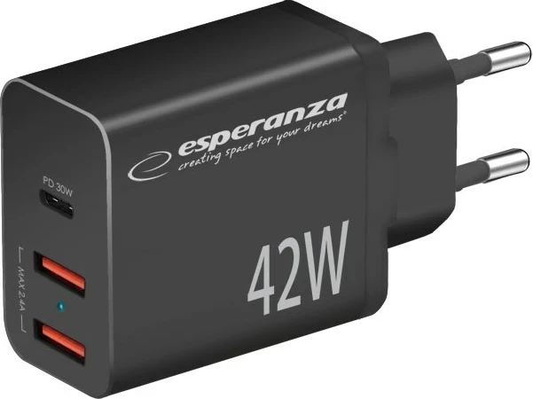 Karikues kryesor Esperanza EZC106K, 42W, i zi