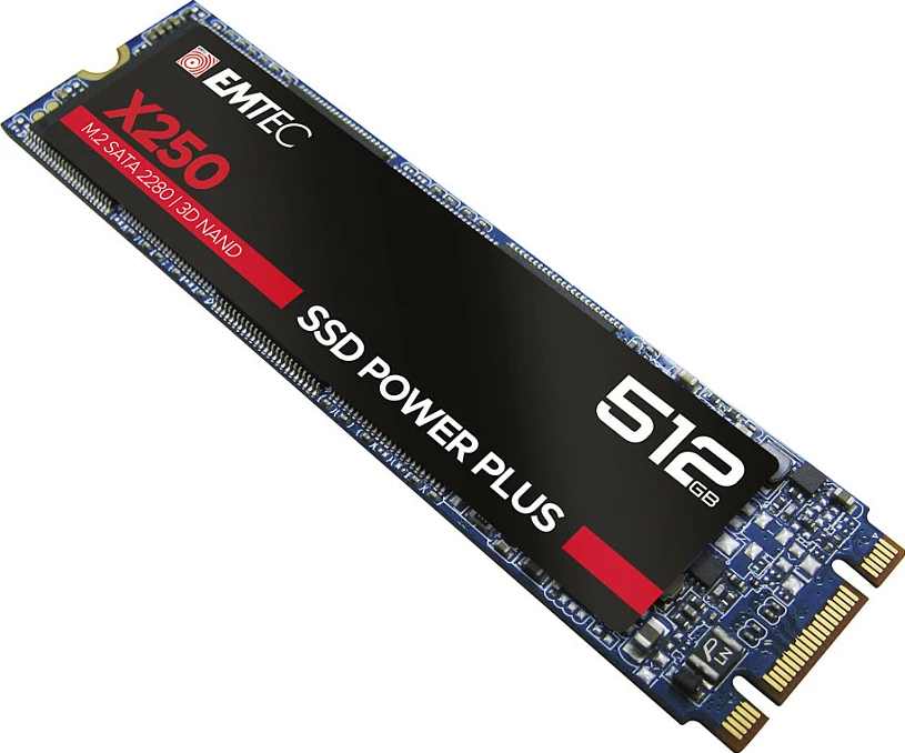 SSD i brendshëm EMTEC X250, M.2 SATA 2280, 512GB