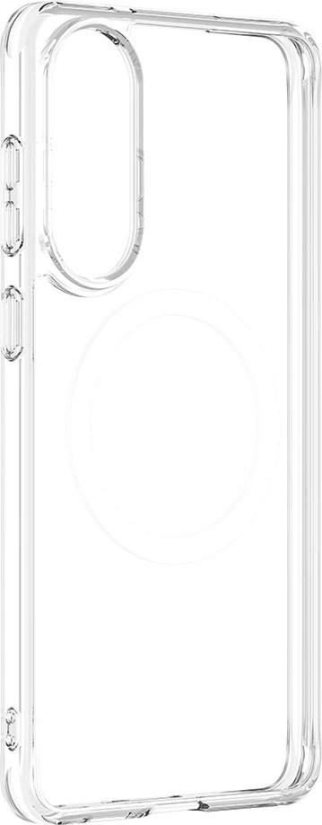 Mbështjellës AmazingThing Minimal Mag me unazë magnetike për Samsung Galaxy S25 Edge, Transparent