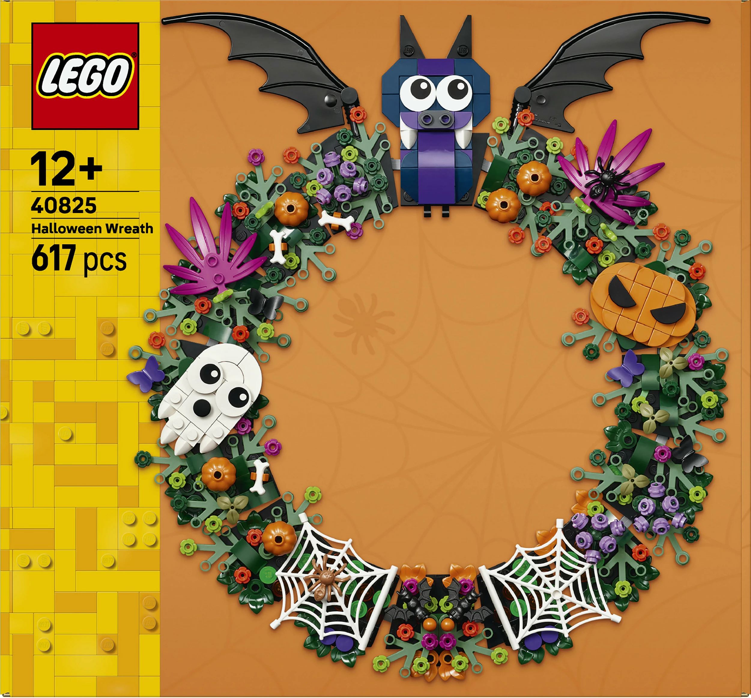Set LEGO Halloween Wreath 40825, 617 copë, 12+, shumëngjyrësh