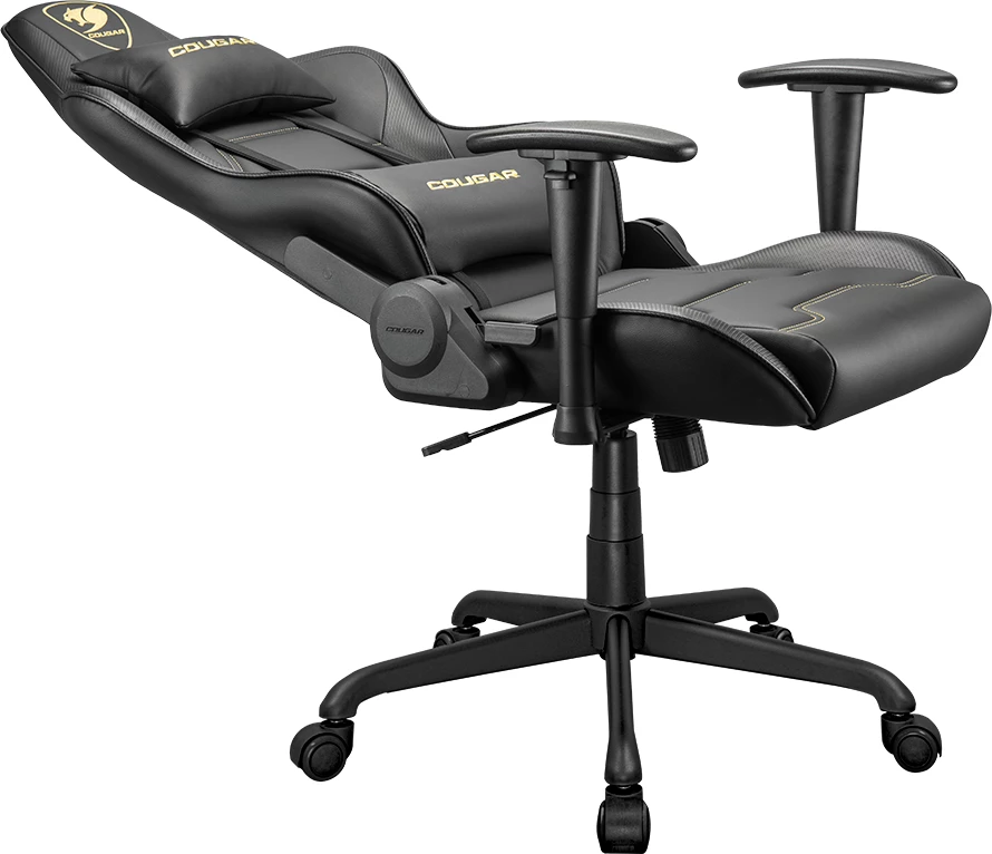 Karrige gaming COUGAR Armor Elite Royal, mbështetëse 2D, kënd 160°, max 120 kg, zezë/jeshile