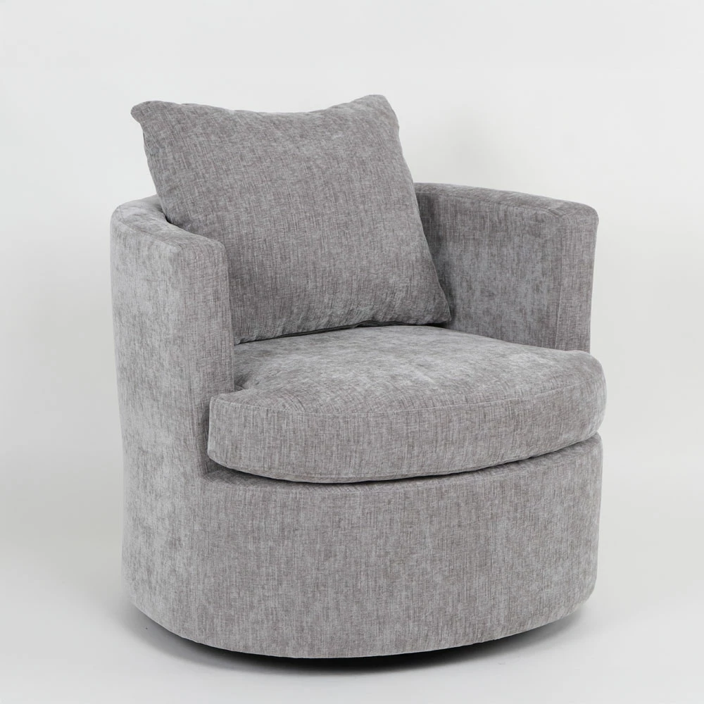 Fotelje rrotulluese ORBITA, gri, 78x76x65cm