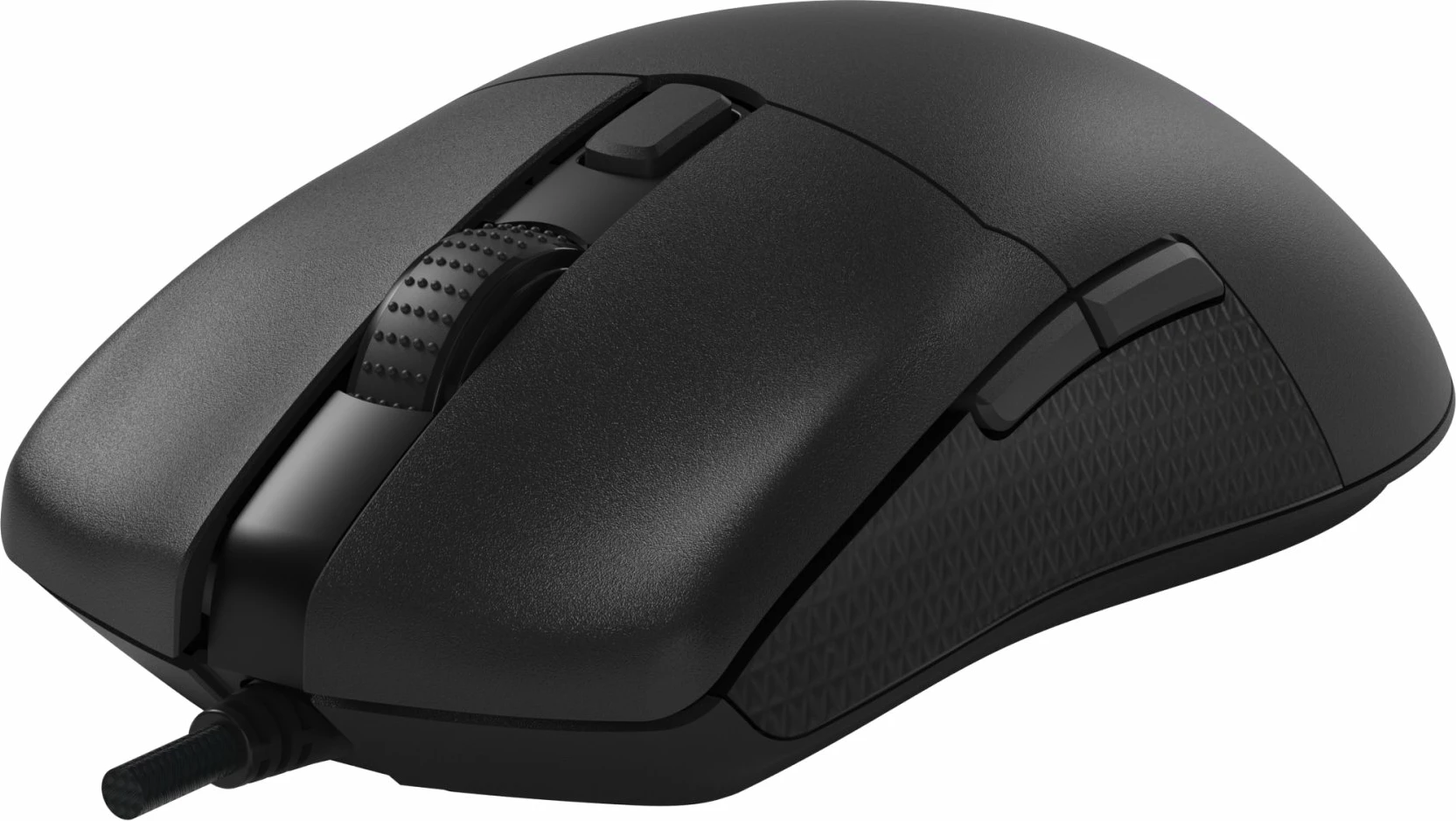Maus gaming PREYON Owl Wired POW27B, USB me kabllo, 12400 DPI, RGB, 6 butona, i zi