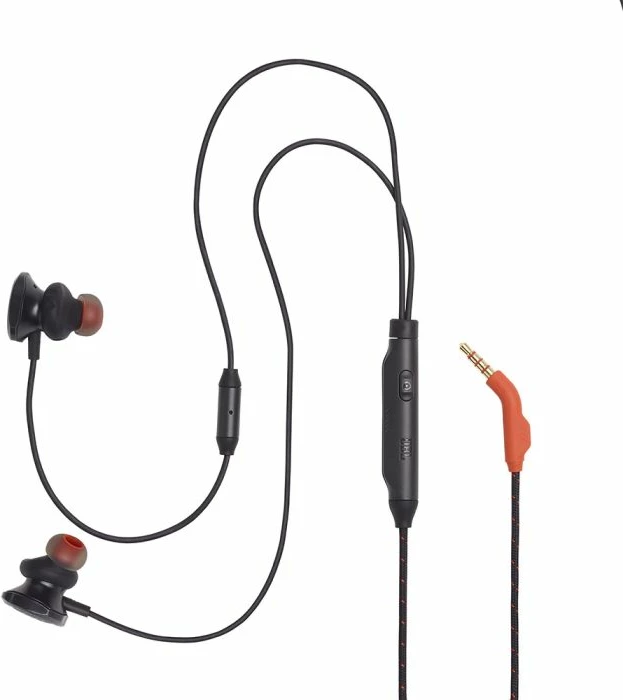 Kufje gaming me kabllo JBL Quantum 50, in-ear, mikrofon i integrum, kontroll volum/mute, 3.5mm, të zeza