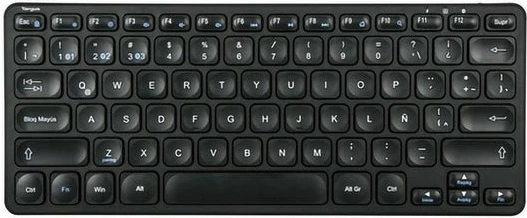 Tastierë Targus kompakte, Bluetooth 5.1, QWERTY spanjoll, e zezë