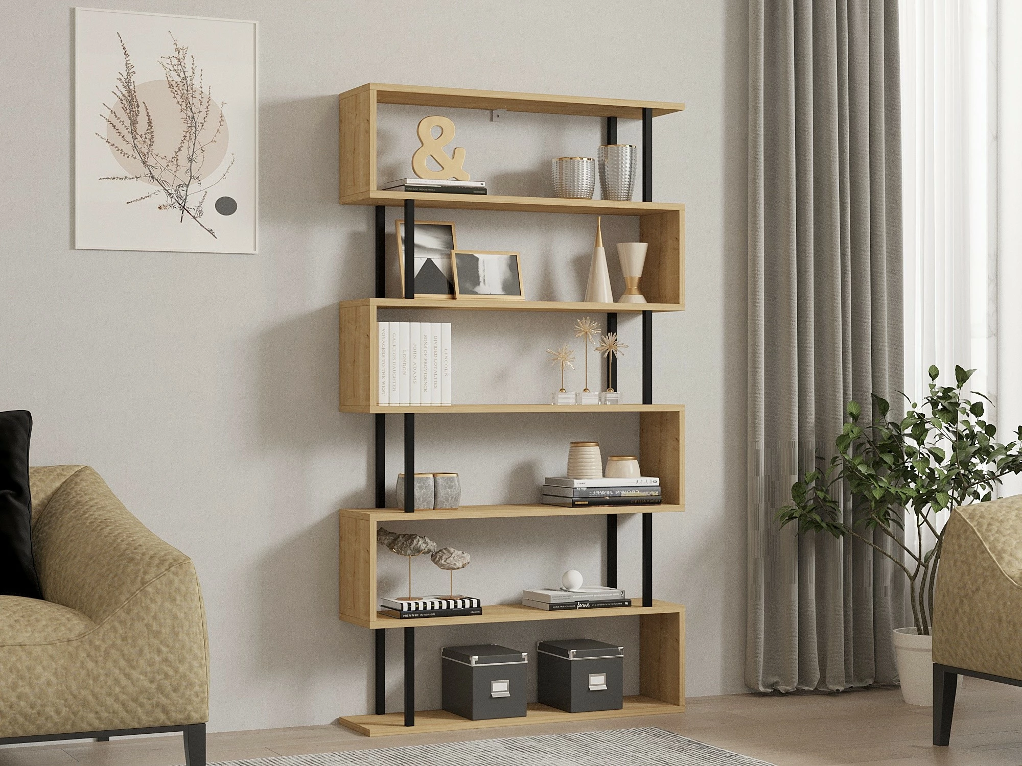 Raft librash Hanah Home, Hector, ngjyrë safir