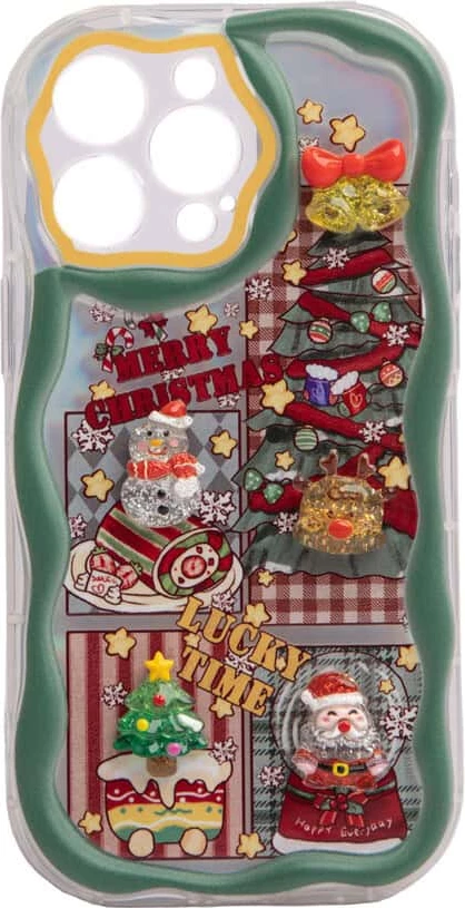 Fotroll për telefon IP13PRO TECH TIME Christmas Edition Deep Green (IP15PLUS)