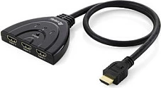 Switch HDMI EQUIP 3x1, 3 hyrje/1 dalje, Full HD 1080p, HDCP, Plug and Play, i zi