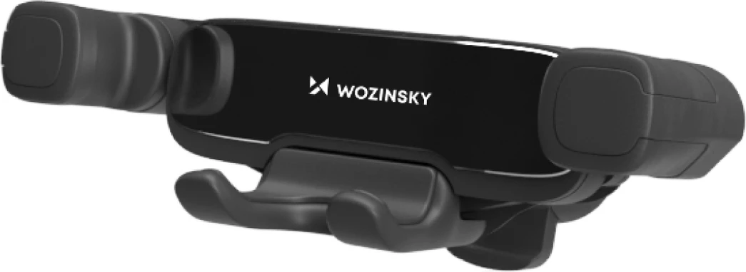 Mbështjellës telefoni për veturë Wozinsky WCHBK7, gravitacional, për grilë ajrimi, i zi
