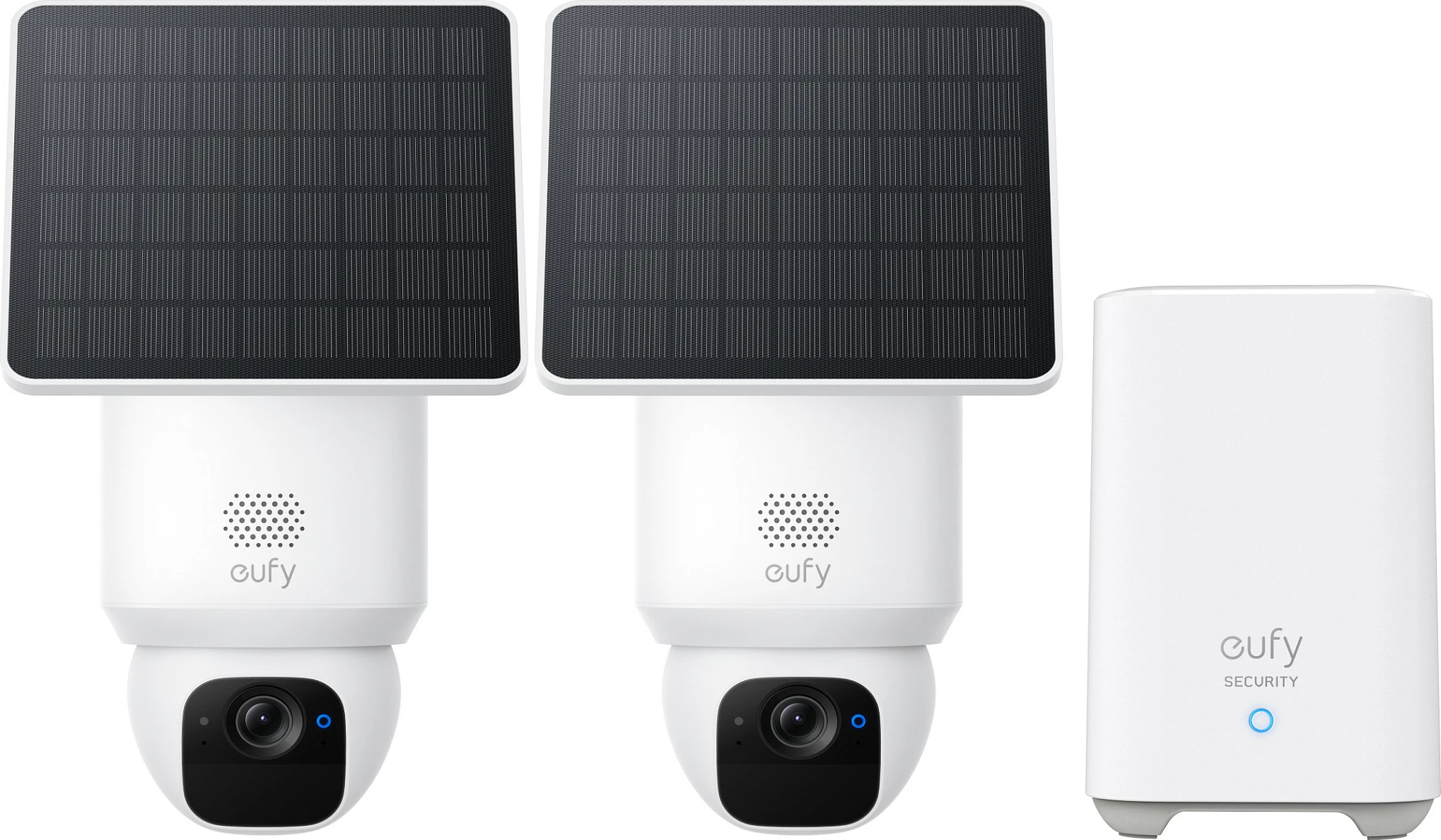Kamerë sigurie IP EUFY SoloCam E30 2-Cam Kit, 2K 2048x1080, Wi‑Fi, Solar/Bateri, IP65, e bardhë