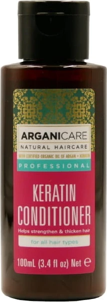 Kondicioner për flokë Arganicare Keratin Mini për femra 100ml