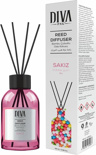 Difuzues me shkopinj aromash DIVA çamçakëz, 100ml