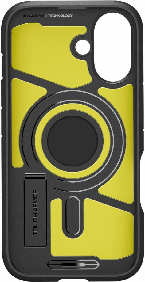 Mbështjellës Spigen Tough Armor Mag për iPhone 16 Plus, MagSafe, i zi