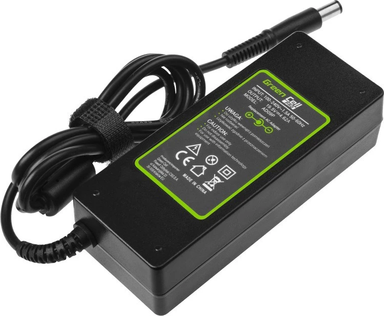 Karikues për laptop Dell, Green Cell, 19.5V, 3.34A, i zi 