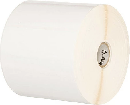 Etiketa Zebra Z-Ultimate 5A (Z-Ultimate 3000T), 12.7 x 38.1 mm, poliester me shkëlqim, ngjitës permanent, 4650/copë për rrotull, 12 rrotulla, e bardhë