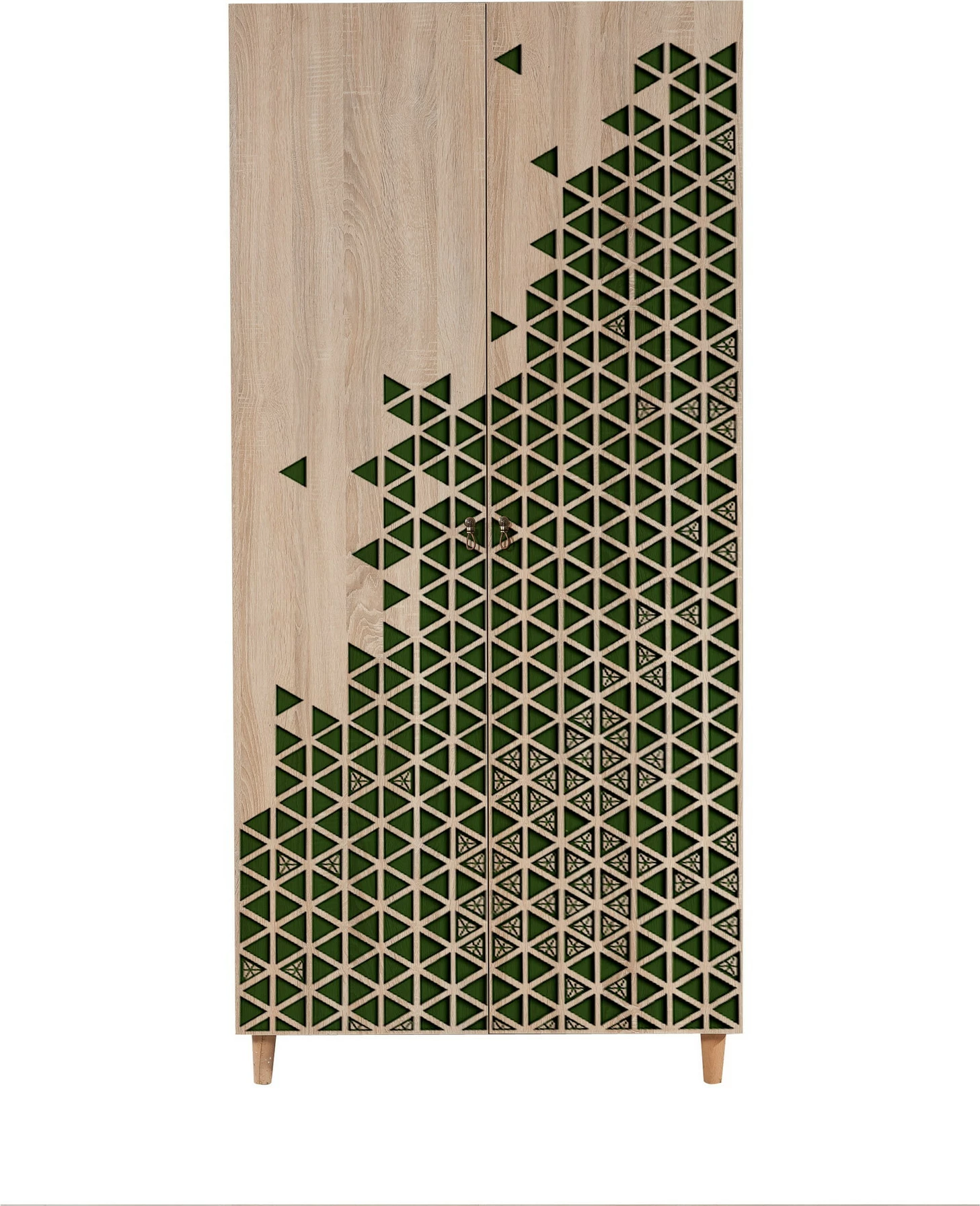 Dollap Skye Decor, stil modern, ngjyrë lisi Sonoma, 90x192x52cm