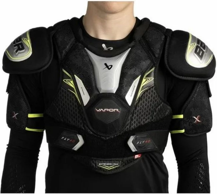 Mbrojtëse shpatullash për meshkuj Bauer, të zeza