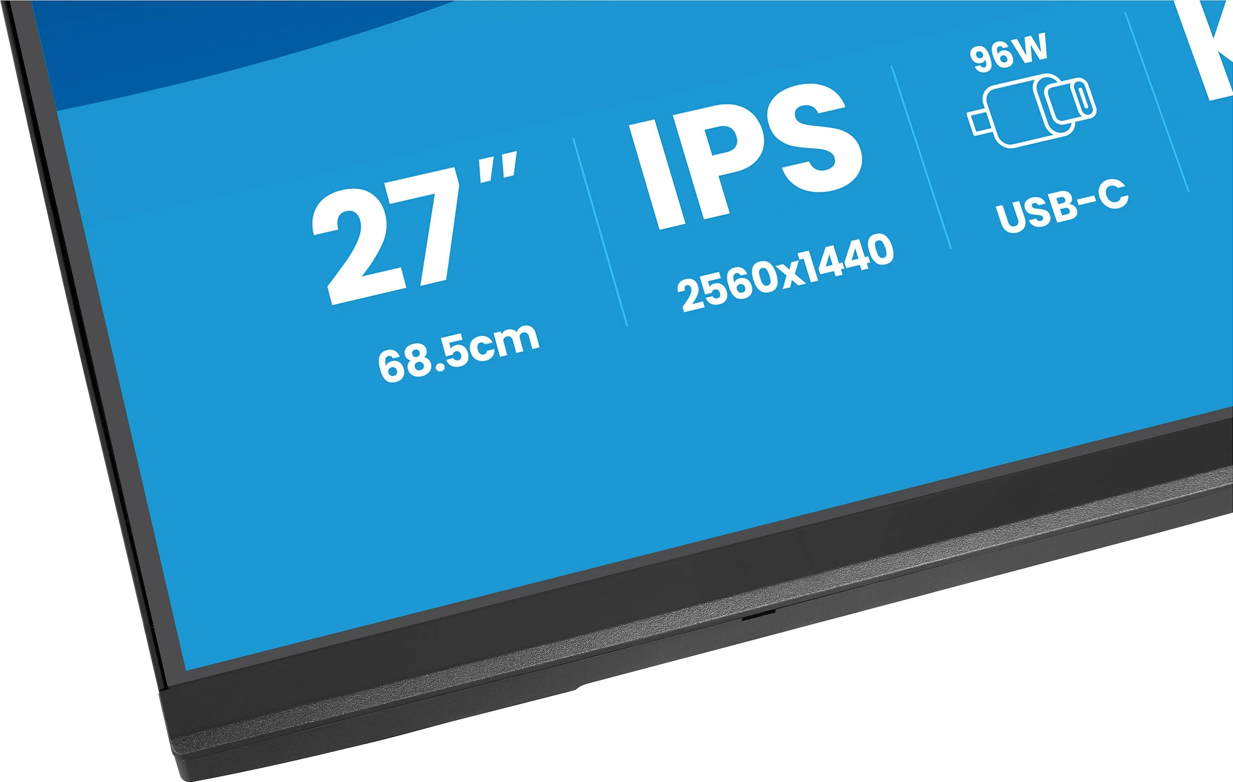 Monitor iiyama ProLite XB2797QSNPH-B1, 27" QHD IPS, 75Hz, 1ms, USB-C 96W, HDMI/DisplayPort, kamerë, i zi
