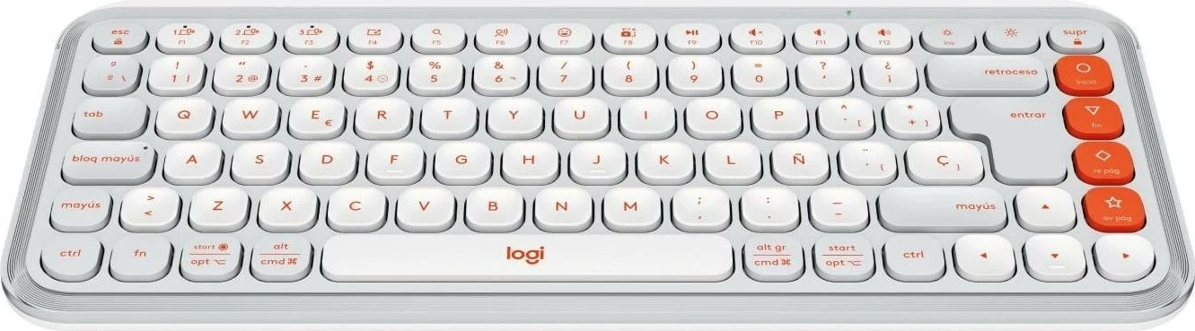 Tastierë Logitech POP ICON Keys, e bardhë
