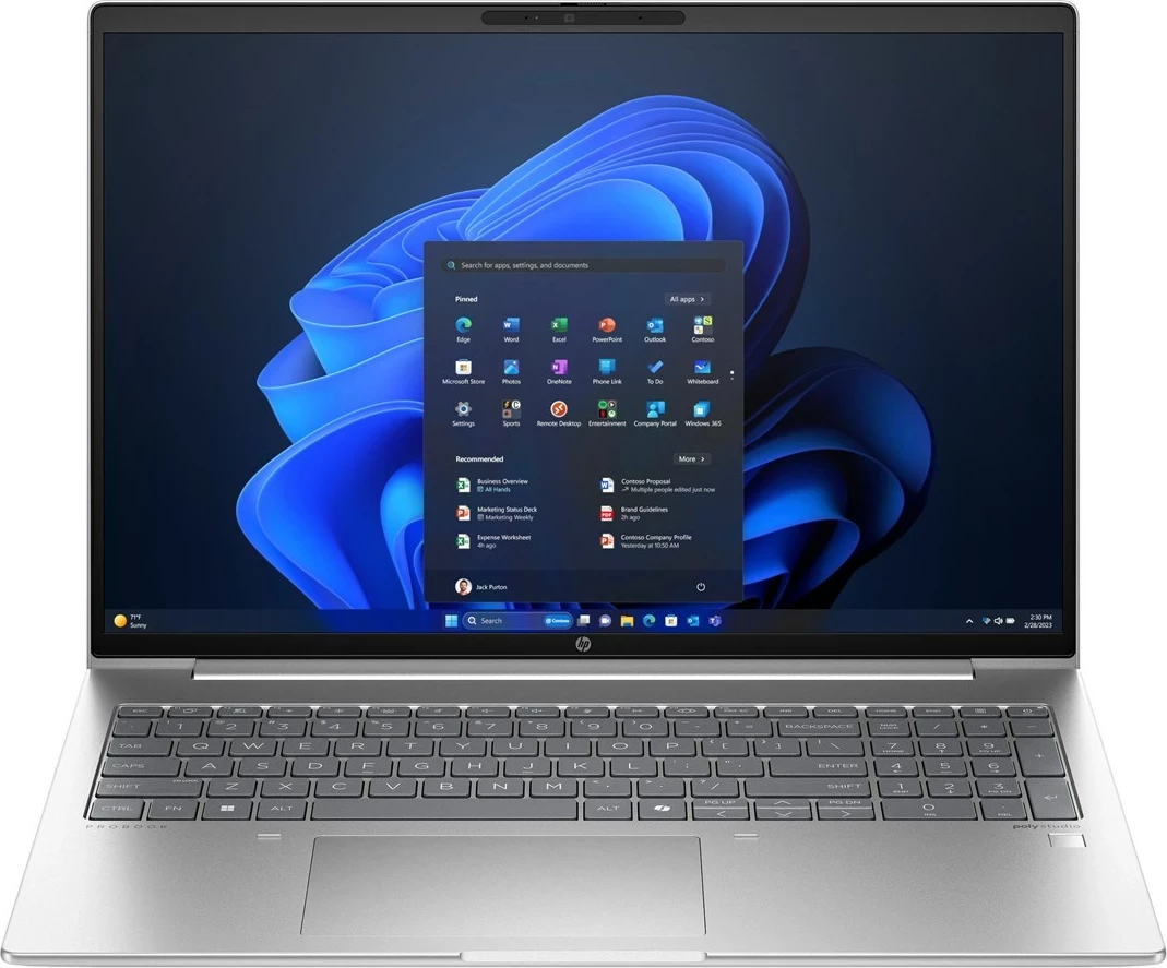 Laptop HP ProBook 465 G11, 16-inch WUXGA, AMD Ryzen 5 7535U, 16GB RAM, 512GB SSD, Wi-Fi 6E, Windows 11 Pro – Silver