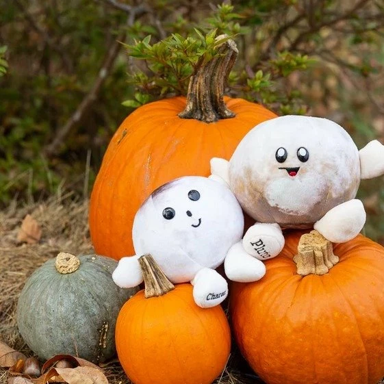 Lodër peluqe Celestial Buddies CB012 Pluto & Charon, 13 cm + 10 cm, multikolor, set 2 copë