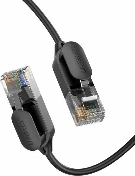 Kabllo Ethernet Ugreen NW122 Cat.6A UTP 2m, e zezë