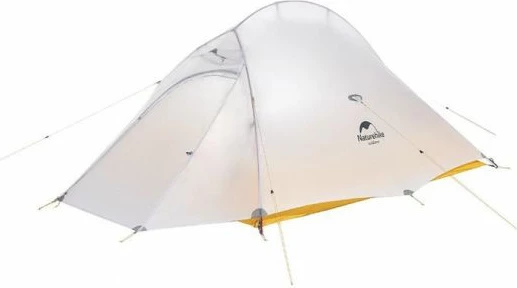 Tendë Naturehike Cloud UP 2 10D NH19ZP017, e bardhë/verdhë