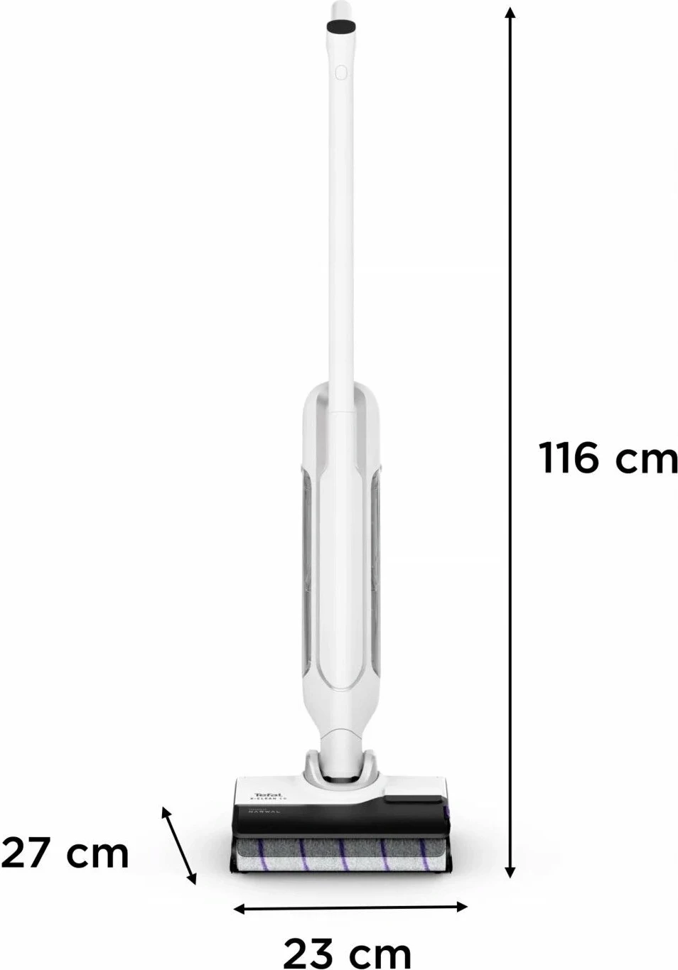 Fshesë pa kabllo 2-në-1 (thithje + larje dyshemeje) Tefal X-Clean 10 GF7540, 21.6V, 0.79L, 60 min, e bardhë