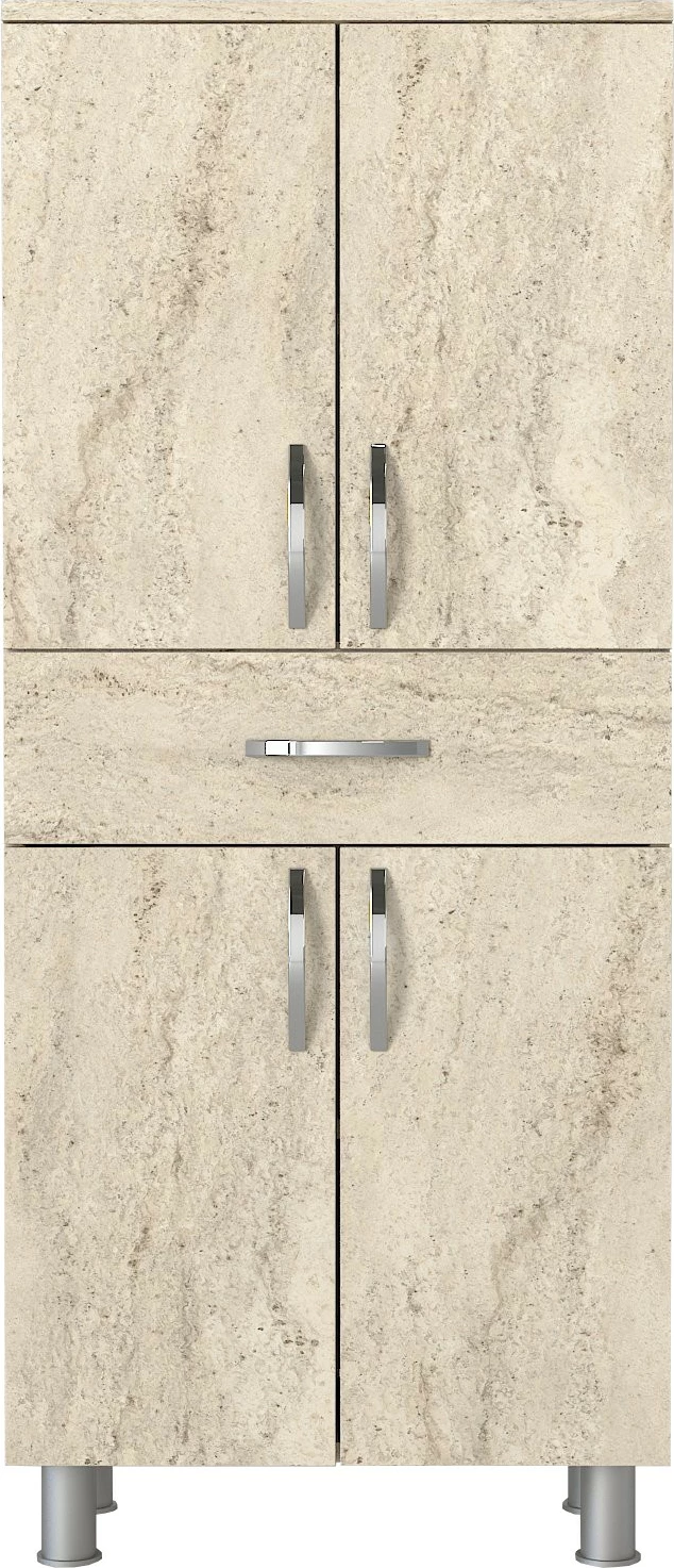 Dollap banjoje, ngjyrë travertine, 4 dyer, Hanah Home Arizona