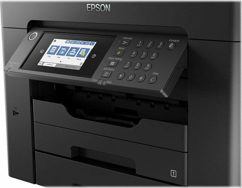 Pajisje multifunksionale Epson WorkForce Pro WF-7830DTWF (C11CH68403), A3, inkjet me ngjyra, Wi‑Fi/USB, e zezë