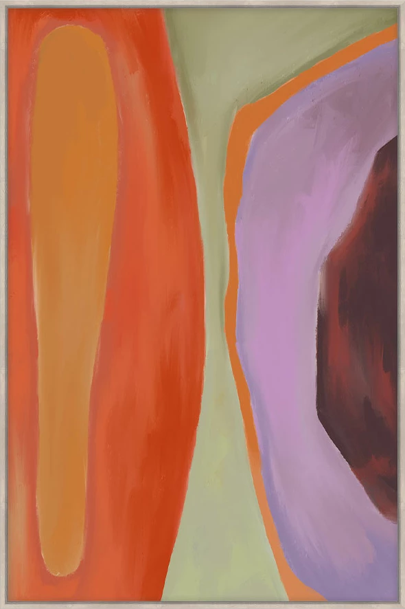 Pikturë dekorative GEO DREAM B me kornizë, shumëngjyrëshe, 80x120x4cm, kanavacë, dru natyral