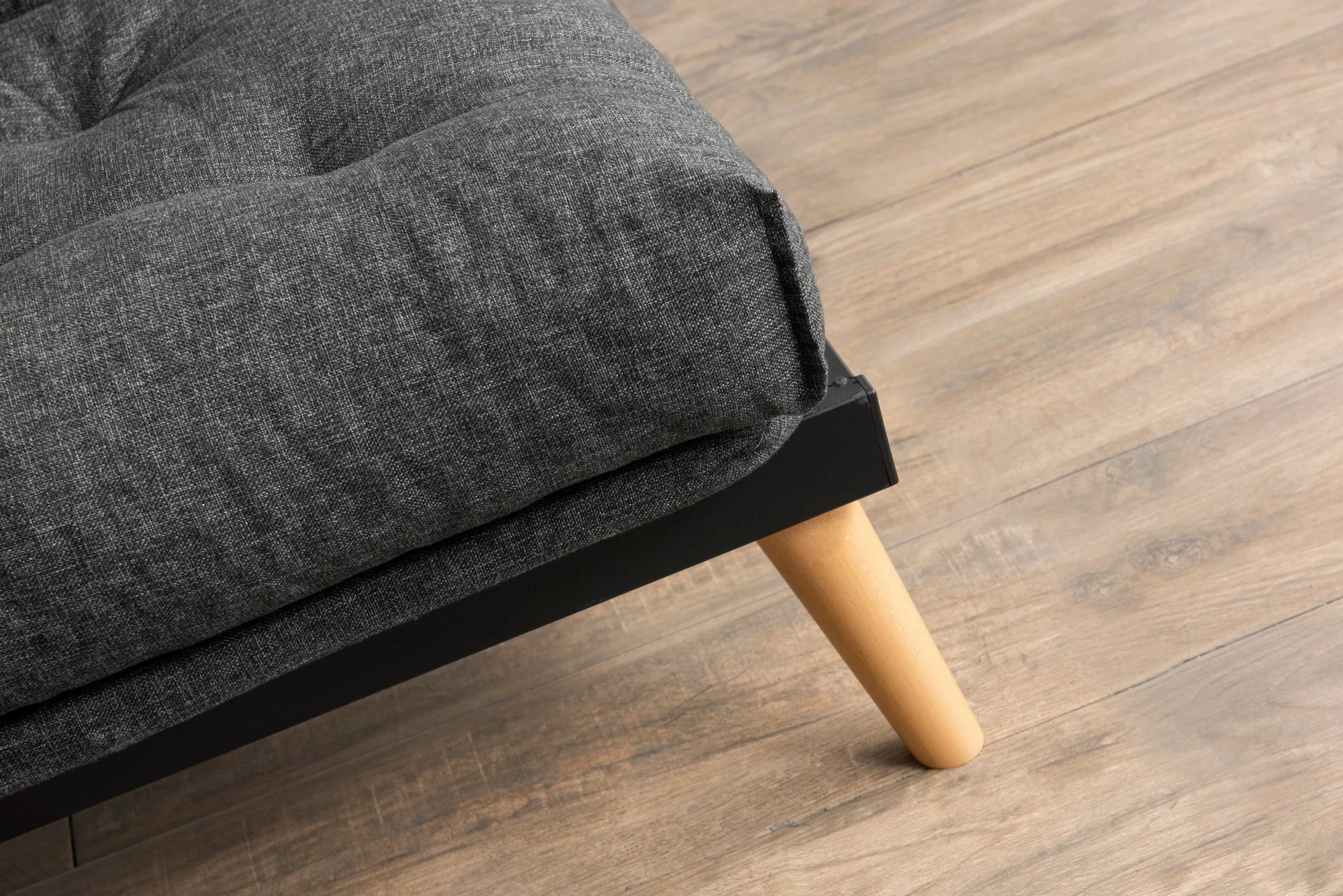 Divan-krevat treshe, Atelier del Sofa, Saki, ngjyrë gri e errët