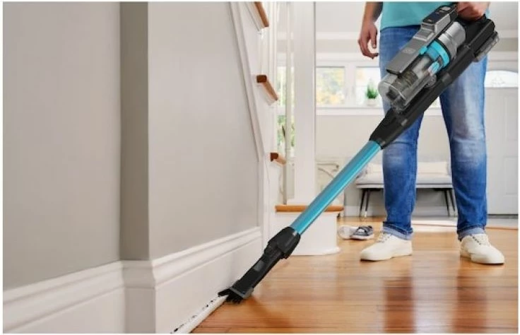 Fshesë me bateri BLACK+DECKER BSV520BRB-QW, e kaltër
