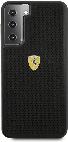 Mbështjellës Ferrari FESPEHCS21SBK S21 G991, për Samsung Galaxy S21, i zi