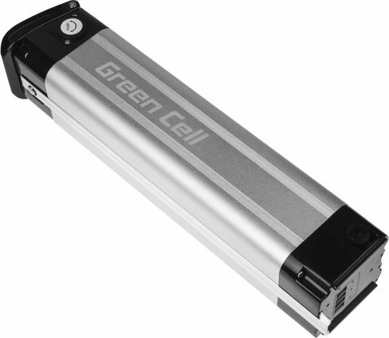 Bateri për biçikletë elektrike Green Cell Silverfish 36V 10.4Ah (374.4Wh) argjend