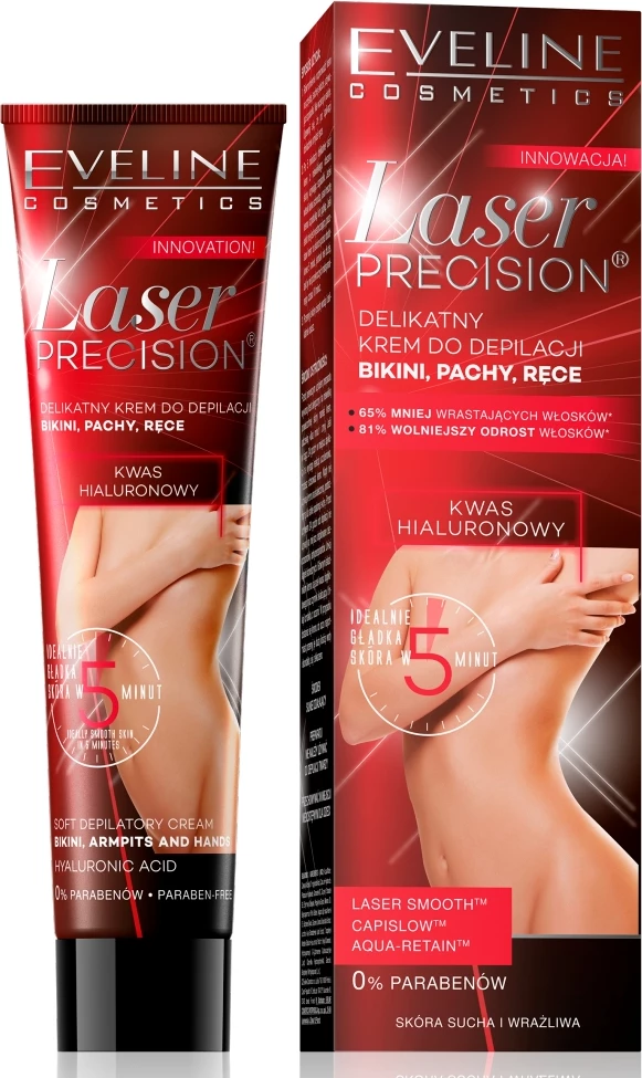 Krem depilimi për femra Eveline Cosmetics Laser Precision, 125ml