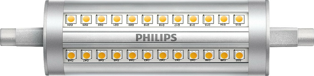 Llambë LED lineare Philips CorePro R7S 118mm, 14W (zëvendëson 120W), 4000K