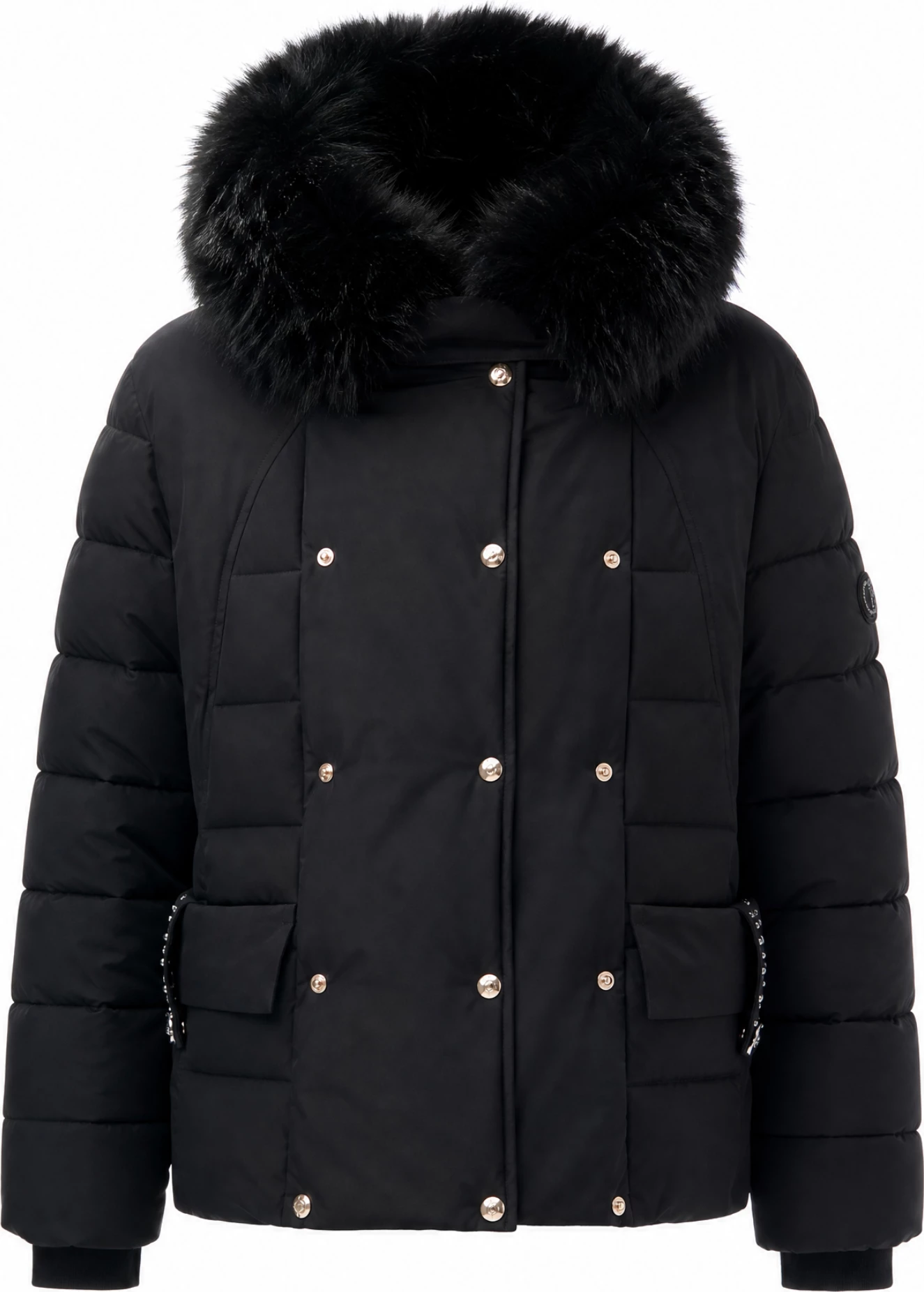 Jakne Liu-Jo TF6001 T668A për femra, e zezë [Madhësia: XL]