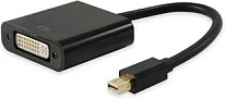 Adapter EQUIP Mini DisplayPort në DVI-I Dual Link, 1920x1080, i zi