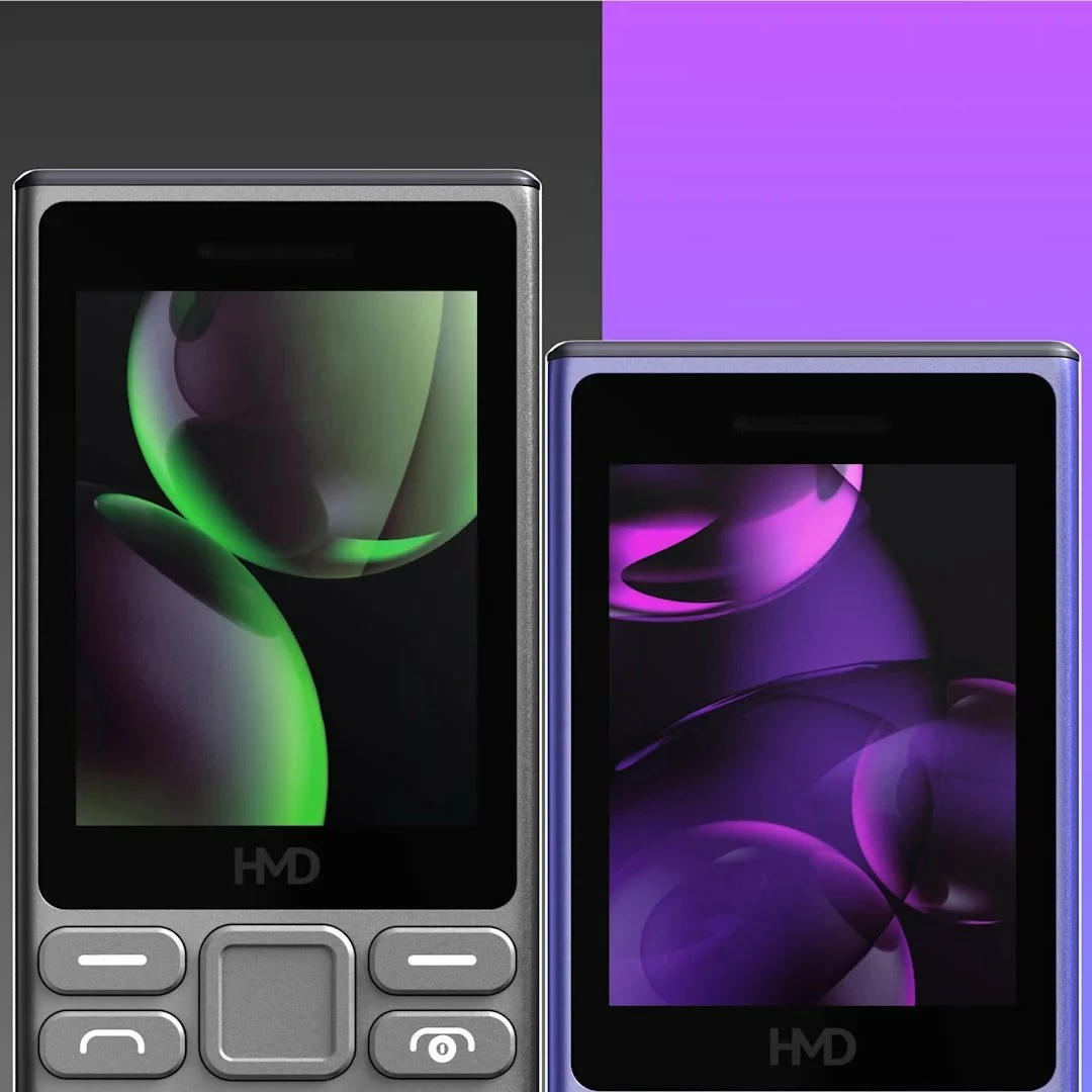 Celular HMD 110 4G Dual SIM, 2.4\", 64MB, microSD deri 32GB, USB-C, IP54, blu
