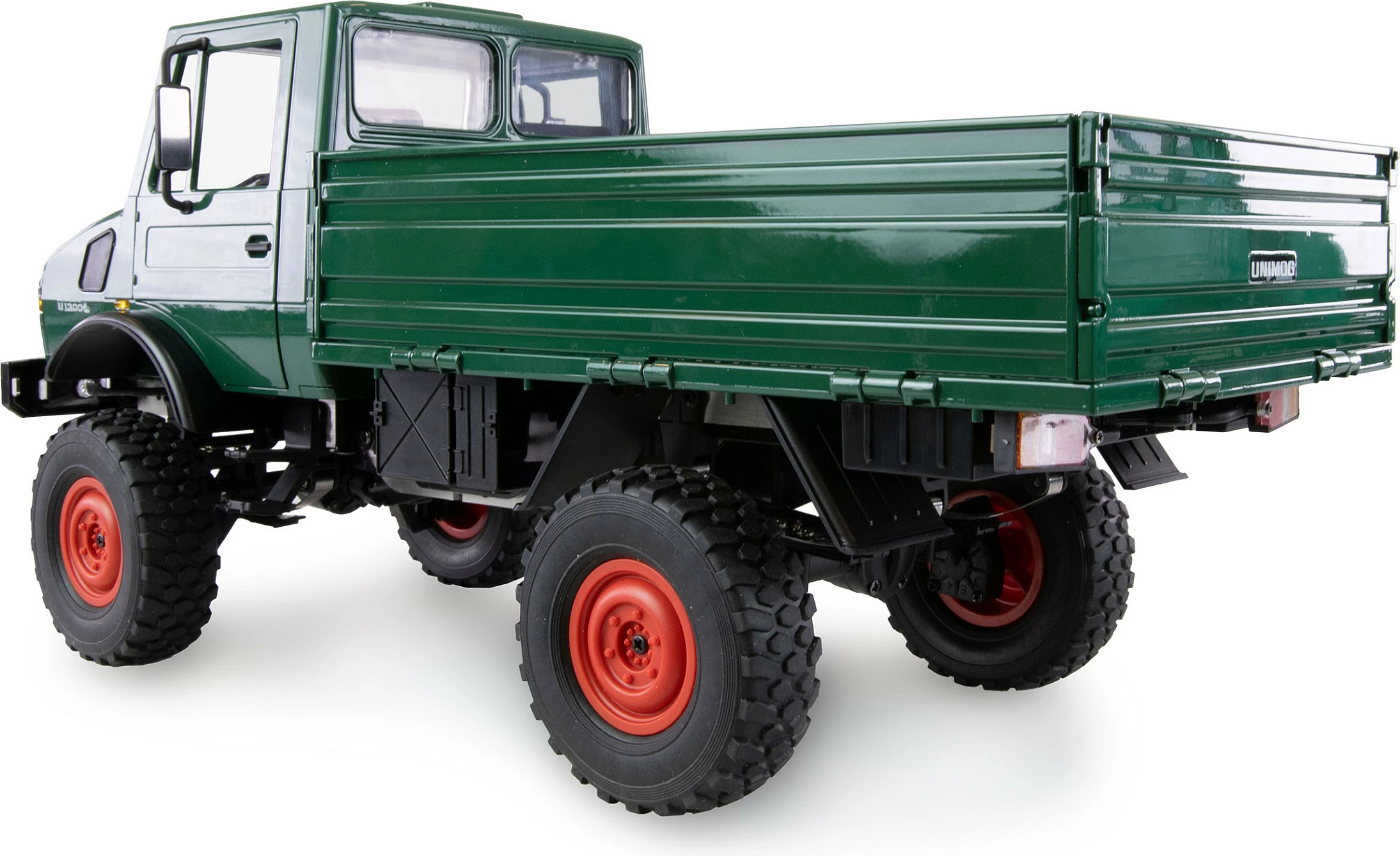 Kamion RC AMEWI Unimog 1:12, 4WD, 2.4GHz, bateri Li-Ion 1200mAh, i gjelbër