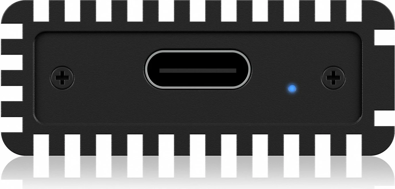 Kasë IcyBox IB-1816M-C31 për NVMe M.2, USB 3.1, Alumini, E zezë