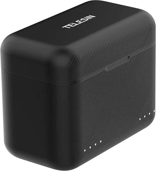 Karikues dy-kanalësh Telesin S0-BCG-07-TIS për Insta360 X4, me hapësirë për kartela TF, i zi