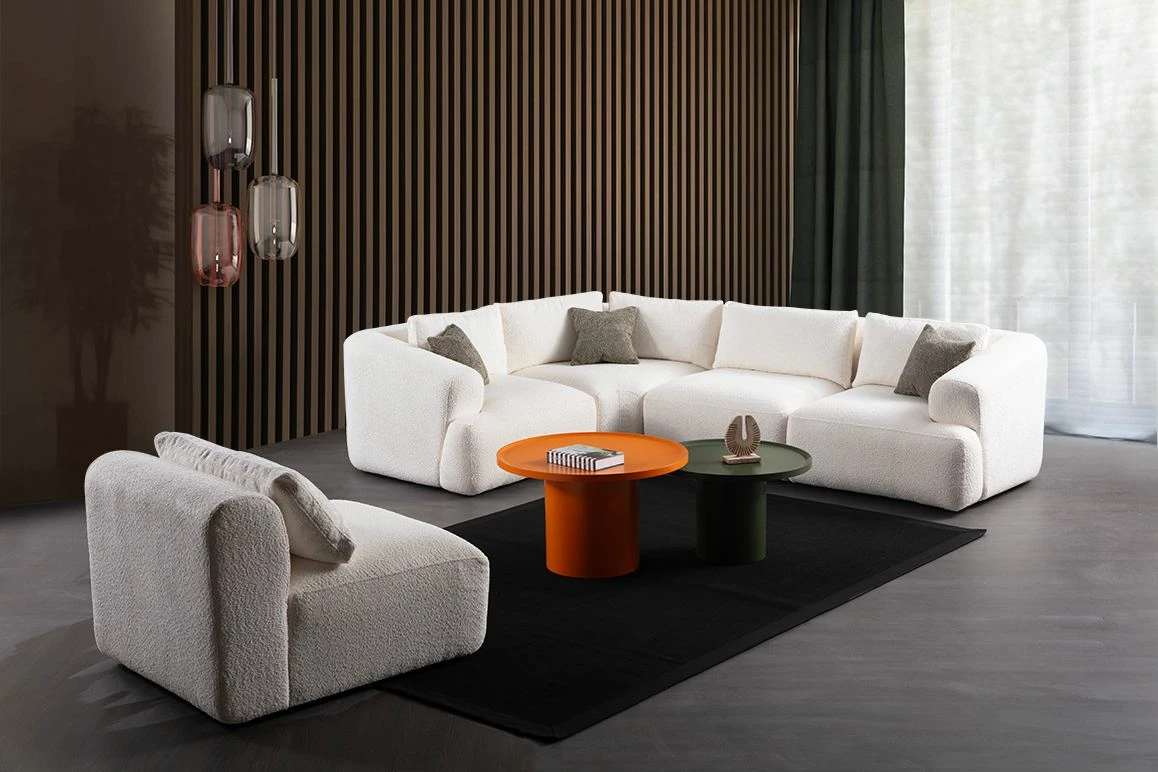 Këndare Sofia, Atelier del Sofa, e bardhë (L1 + C + O1 + 1R)