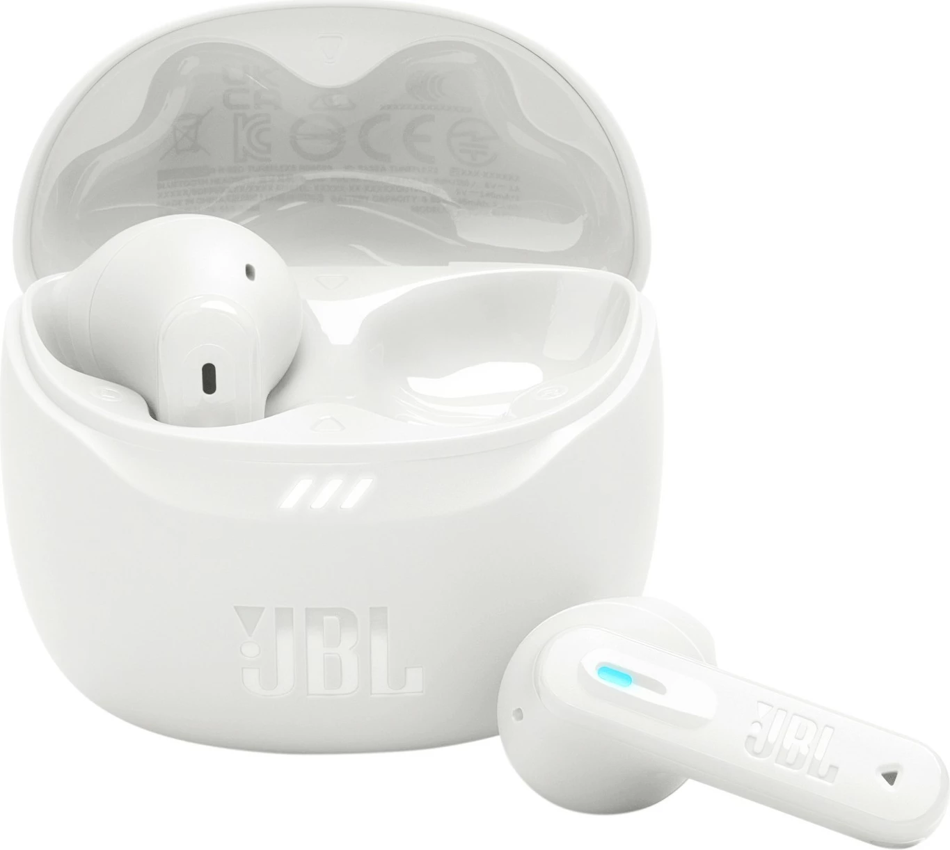Kufje JBL Tune Flex 2, Bluetooth, in-ear, të bardha